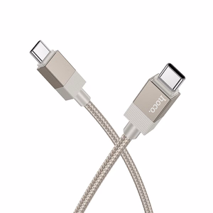 Кабель USB C to USB C Hoco 3A 60W 1 м X110 золотой