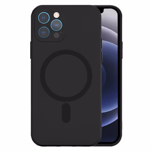 TEL PROTECT MagSilicone Ümbris jaoks Iphone 15 Pro must