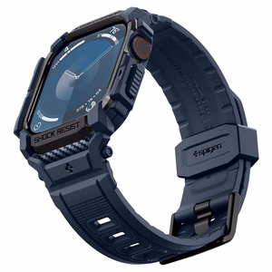 Ümbris SPIGEN RUGGED ARMOR ”PRO” APPLE WATCH 10 (46 MM) tumesinine