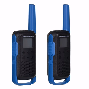 Motorola Talkabout T62 topeltpakett + laadija sinine