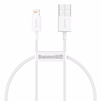 Baseus Superior Series Kaabel USB to Lightning, 2.4A, 0,25m (valge)