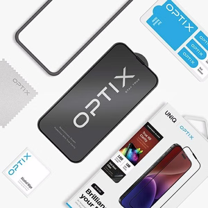 Uniq Optix Vivid glass jaoks iPhone 15 Plus / 14 Pro Max with applicator
