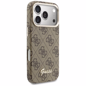 Guess 4G Script MagSafe ümbris iPhone 17 Pro jaoks - pruun