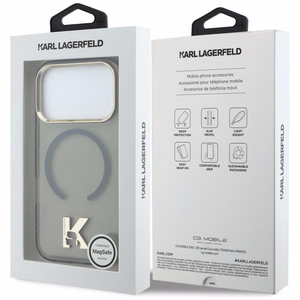 Karl Lagerfeld IML K Head Logo MagSafe Ümbris for iPhone 17 Pro - must