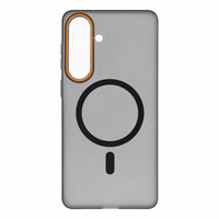 Ümbris GO ORANGE ühildub MagSafe jaoks SAMSUNG S26 Edge must