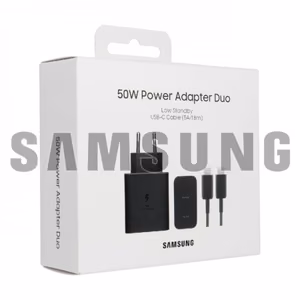 Laadija Samsung EP-T5020XB must 50W (koos pakendiga) + Type-C kaabel / 100% Originaal /