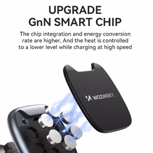 Wozinsky WUMTK Magnetic Phone Hoidja jaoks Car Air Vent - must