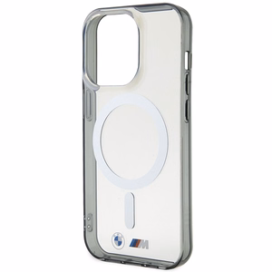 Ümbris BMW BMHMP14XHCRS iPhone 14 Pro Max 6.7" läbipaistev hardcase hõbedane Ring MagSafe