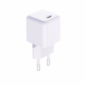 3mk Hyper Charger PD GaN 25W Wall Charger with USB-C Cable - White