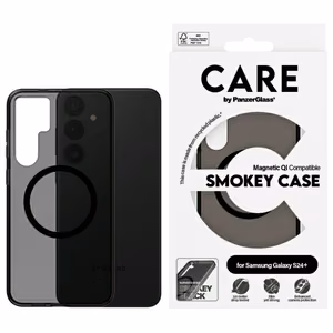 CARE by PanzerGlass Flagship QI Ümbris jaoks Samsung Galaxy S24+ - Must