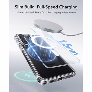 ESR Classic Hybrid Kickstand MagSafe Чехол для Samsung Galaxy S26+ прозрачный