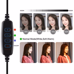 Blogimise nutitelefoni videosüsteem (LED rõngasvalgus, statiivi kinnitus, telefonihoidja, mikrofon)