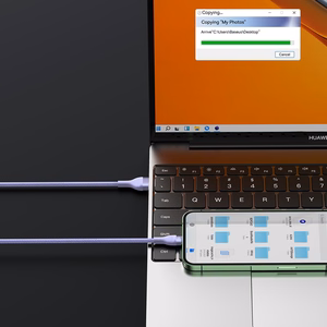 Baseus Kaabel Flash Series II 3 in 1 - USB to Type C, Lightning, Micro USB - 66W 6A 1,2 metres (CASS040005) purple