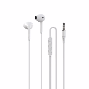 Devia wired earphones Kintone A3 jack 3,5mm valge