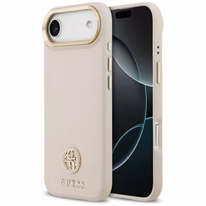 GUESS ümbris jaoks IPHONE 17 Air compatible with MagSafe GUHMP17MPGCRMDEP (PU W/ Grained Strass Logo) roosa