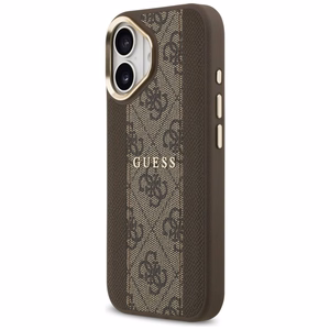 GUESS ümbris jaoks IPHONE 17 compatible with MagSafe GUHMP17SPG4SEMCW (PU W/ 4G Stripe) brown