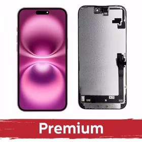 LCD ekraan sobib seadmele iPhone 16 Plus must (SOFT OLED / Stable / Premium) /*Removable IC*/