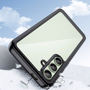 Outer Space Ümbris with Gel Frame jaoks Samsung Galaxy S24 FE - must