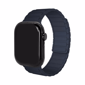 Mobilize silikoonist kellarihm - magnetiline - Apple 42/44/45/49mm - sinine