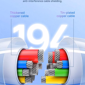 BASEUS cabel Type C to Type C PD 6A 100W Explorer P10319703221-01 / CB000043 1 m lilla