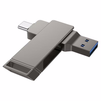 Pendrive 128GB USB 3.2 (USB A + USB C) Hoco UD15 hall