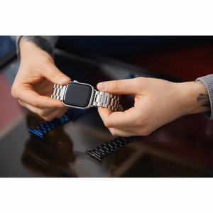 Strap to Apple Watch Forcell F-Design FA10 steel clasp 38 / 40 / 41 mm must