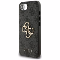 GUESS ümbris jaoks IPHONE 16e (SE 4 2025) GUHCPSE44GMGGR (4G PU Big Logo) must