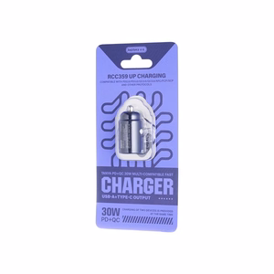 Автомобильное зарядное устройство Remax RCC359 30W USB-C/USB-A черный