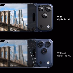 Spigen Optik Pro XL Camera Lens Glass jaoks iPhone 17 Pro - must