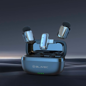 Blavec Lavalier mikrofonid x 2 MK-03 ClipGo Type C (LMMK03-S) hõbedane