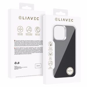 Liavec Carbon Layer Magsafe Aramid Fiber ümbris Iphone 17 must