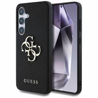 GUESS ümbris jaoks SAMSUNG S25 Plus GUHCS25MPGT4MBK (PU Grained Big 4G and Classic Logo) must
