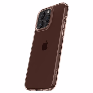 Spigen Crystal Flex Ümbris jaoks iPhone 15 Pro Max - roosa/läbipaistev