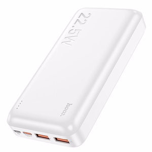 External battery Akupank Hoco J101A PD 20W+Quick Charge 3.0 22.5W 20000mAh valge