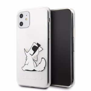 Karl Lagerfeld Choupette Fun iPhone 11 / Xr Ümbris - läbipaistev