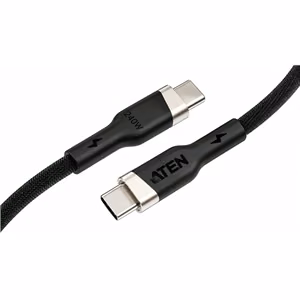 Aten 240W USB-C to USB-C Braided Charging Cable, 1 m 2L-3101P240 USB-C to USB-C