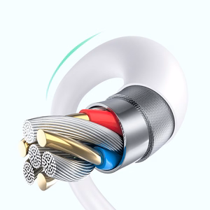 Wozinsky GaN 65W Laadija koos USB-A 2xUSB-C Ports koos 65W USB-C Kaabel - valge