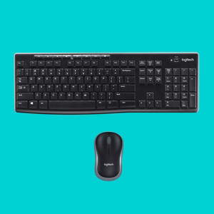 Logitech 920-004508 klaviatuur koos hiirega kodu RF juhtmevaba QWERTY US International must