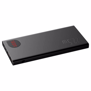 Powerbank Baseus Adaman Metal, 10000mAh, 2xUSB, USB-C, Lightning, MicroUSB 22.5W (must)