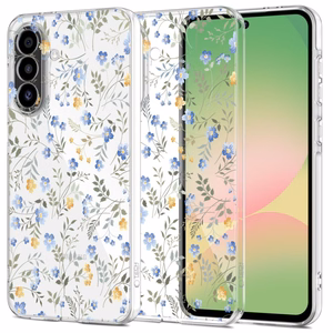 Tech-Protect FlexAir Чехол для Samsung Galaxy A27, прозрачный с цветочным узором