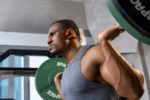 SHOKZ OpenSwim Pro Laisvų rankų įranga Bevielis „Open-ear“ Sportai Bluetooth Pilka