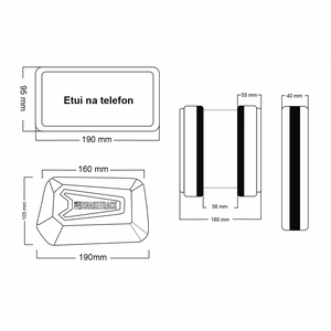 Snake Track bike frame double kott