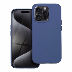SILICONE case jaoks IPHONE 15 Pro sinine