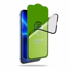 Гибридное стекло 5D с полной проклейкой Bestsuit Flexible для Samsung S25 EDGE, черное