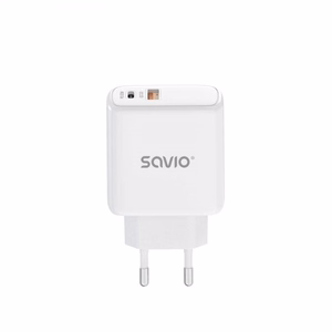 SAVIO LA-06 USB Type A & Type C Quick Charge Power Delivery 3.0 laadija