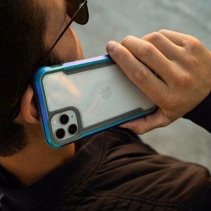 Raptic X-Doria Shield Case iPhone 14 Pro soomustatud kate must