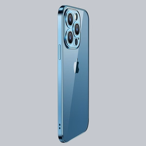 Joyroom Chery Mirror Чехол для iPhone 13 Pro металлическая рамка серебряный (JR-BP908 silver)