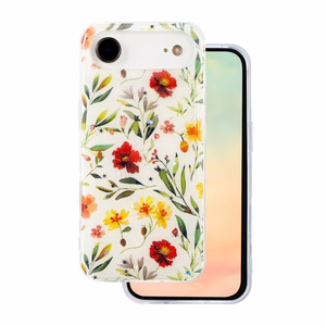 Glow Glam ümbris jaoks iPhone 17 Air 6,6" valge