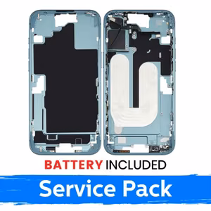 Apple iPhone 16 Plus keskkere korpus + aku / Teal / (Hoolduspackett)