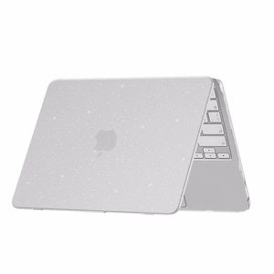 Tech-Protect SmartShell Чехол для MacBook Neo 13" 2026, прозрачный с блёстками